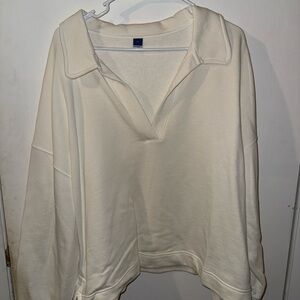 Old Navy Off-White Women's Hoodie